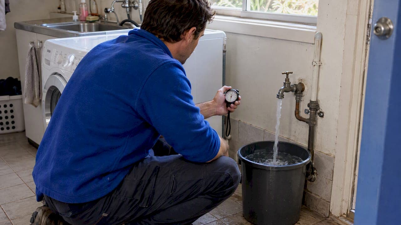 Diagnose Low Water Pressure in Australian Homes in 5–10 Minutes